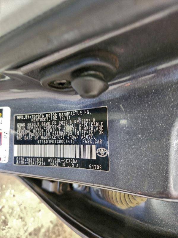 2012 Toyota Camry Hybrid