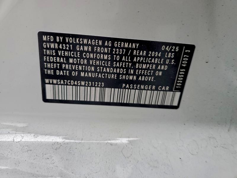 2025 Volkswagen Gti se