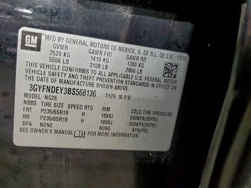 2011 Cadillac Srx Luxury Collection