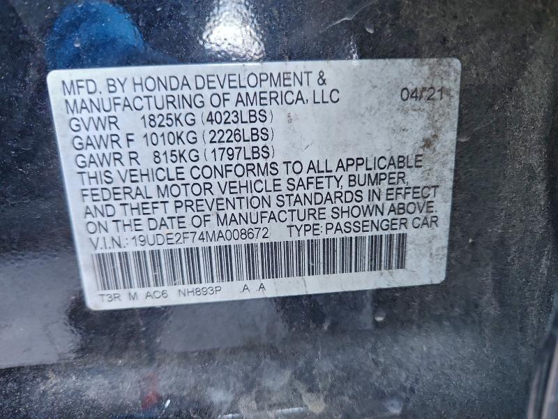 2021 Acura ILX