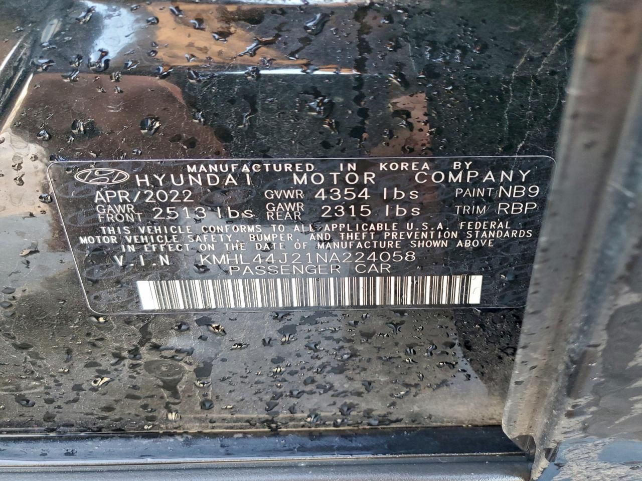 2022 Hyundai Sonata sel Plus