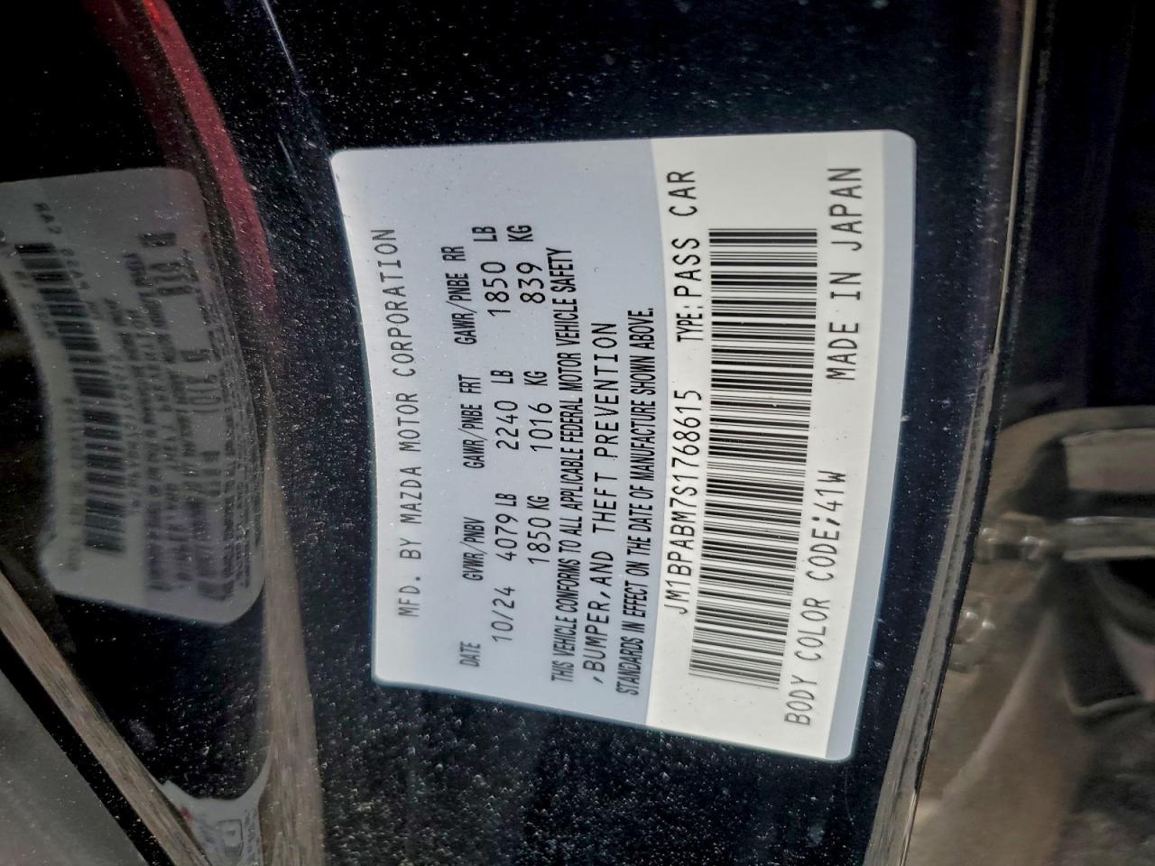 2025 Mazda 3 Select Sport