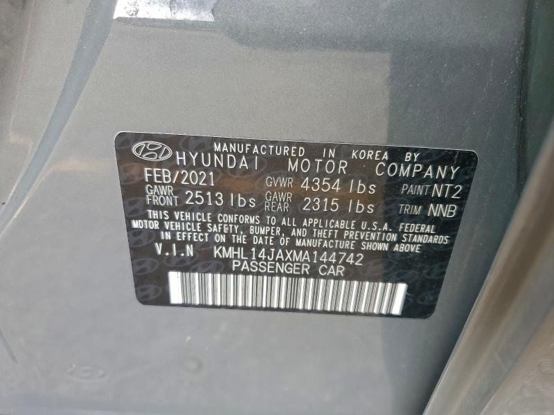 2021 Hyundai Sonata sel