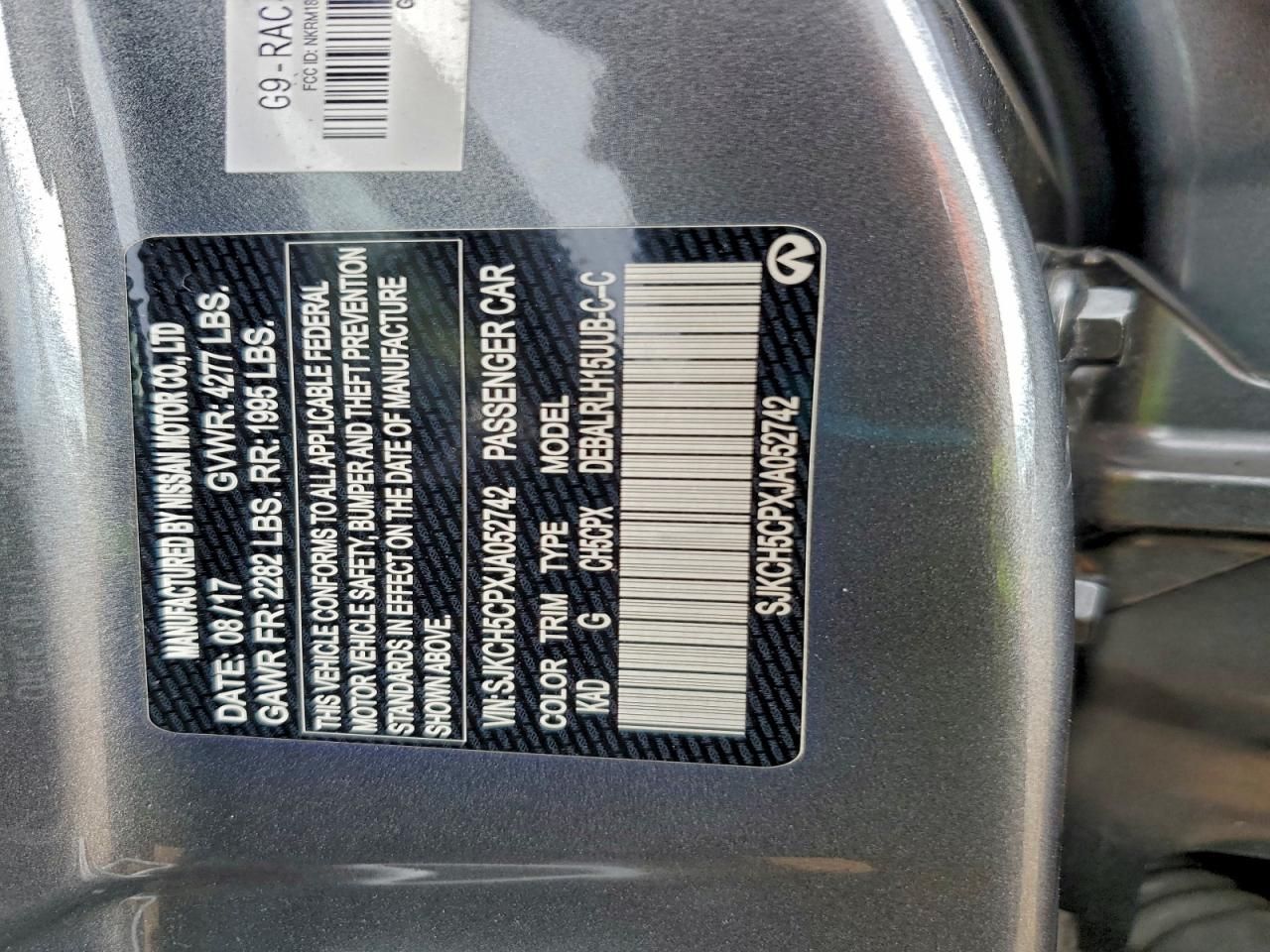 2018 Infiniti Qx30 Base