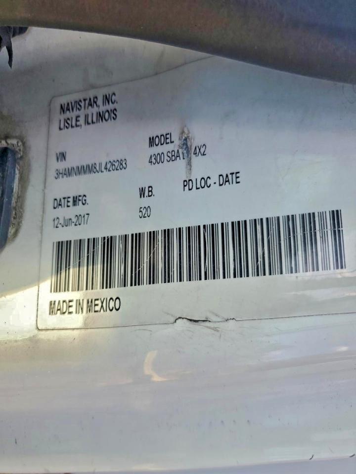 2018 International 4300 Refrigerated BOX Truck