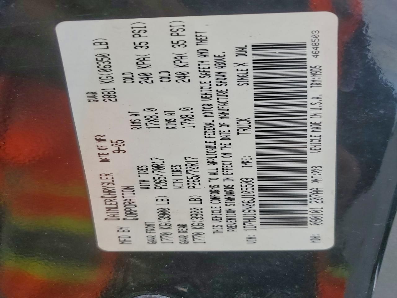 2006 Dodge Ram 1500 st