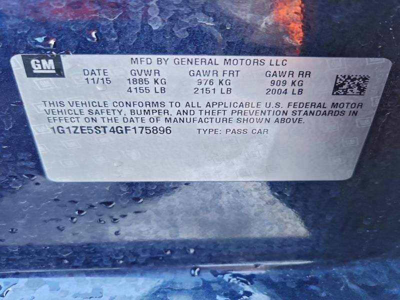 2016 Chevrolet Malibu lt