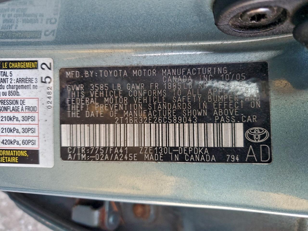 2006 Toyota Corolla ce