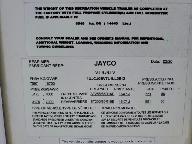 2020 Jayco North Poin