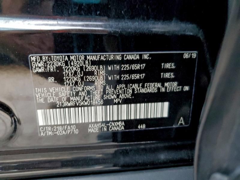 2019 Toyota Rav4 xle