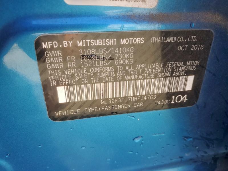 2017 Mitsubishi Mirage G4 es