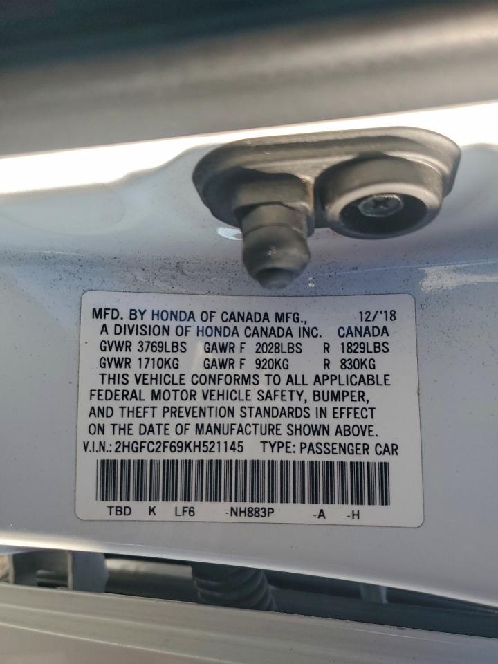 2019 Honda Civic lx