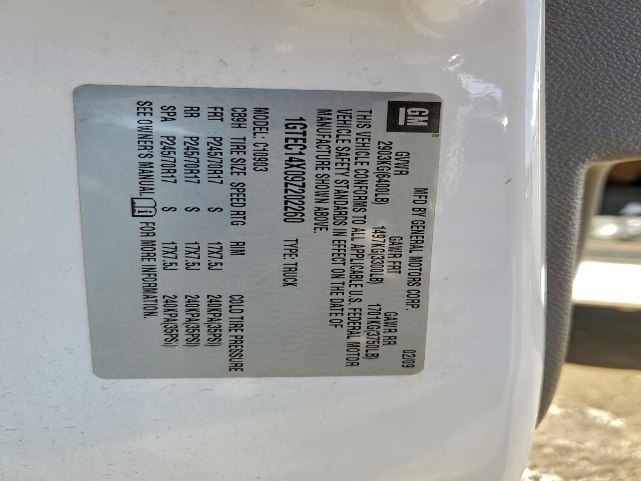 2009 GMC Sierra C1500