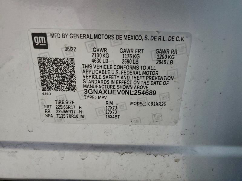 2022 Chevrolet Equinox lt