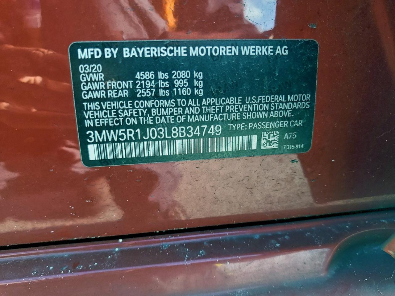 2020 BMW 330i