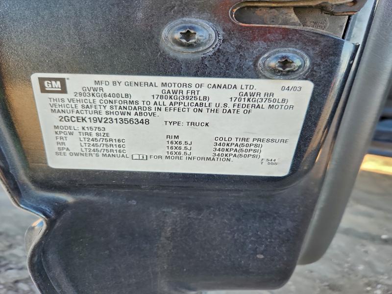 2003 Chevrolet Silverado K1500