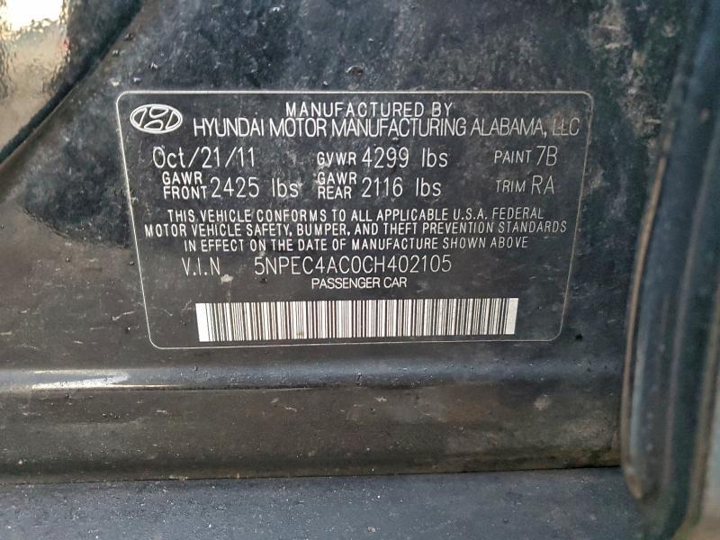 2012 Hyundai Sonata se