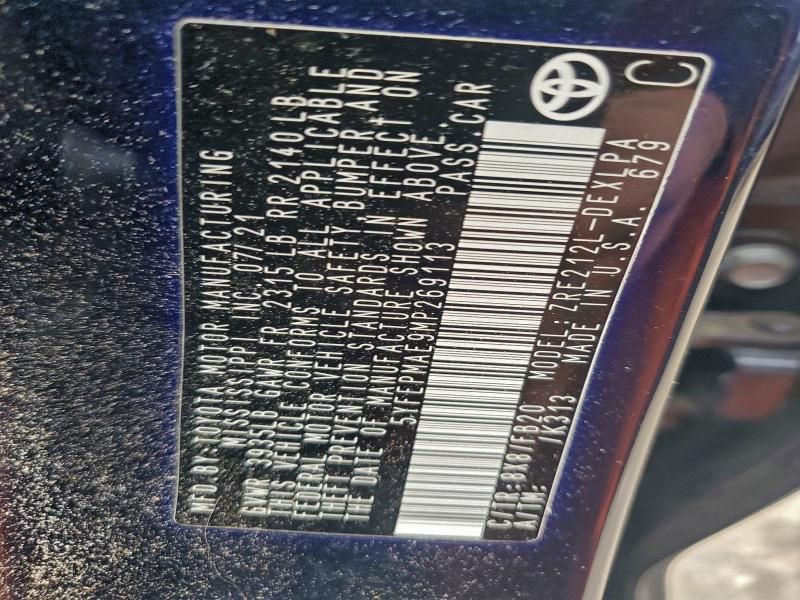 2021 Toyota Corolla le