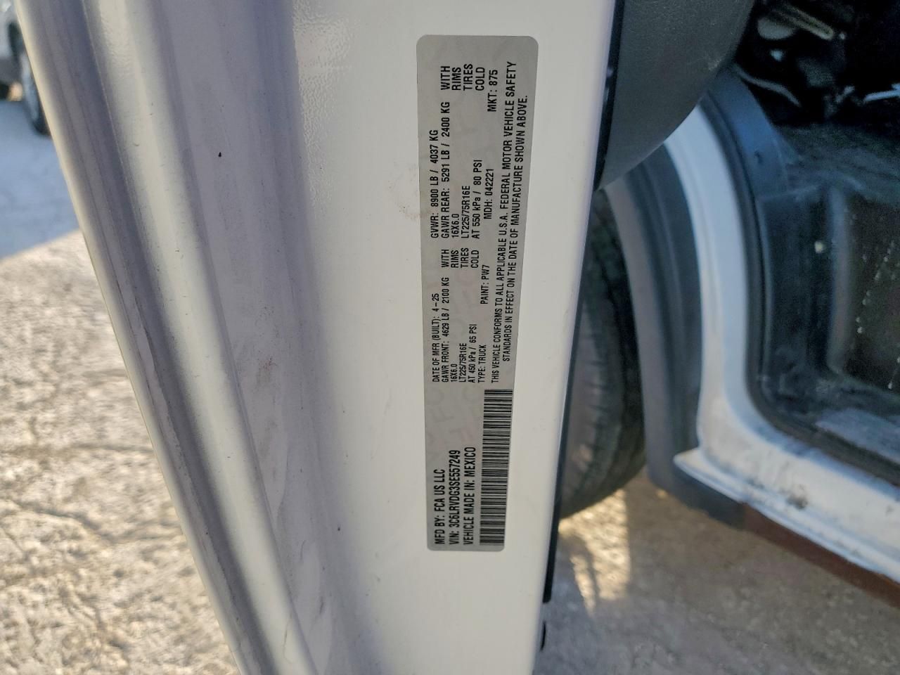 2025 Dodge RAM Promaster 2500 2500 High