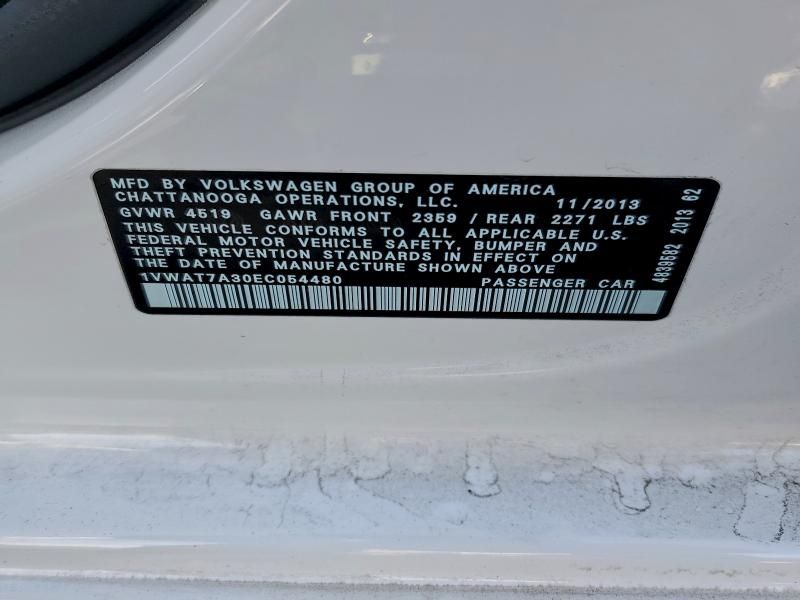 2014 Volkswagen Passat s