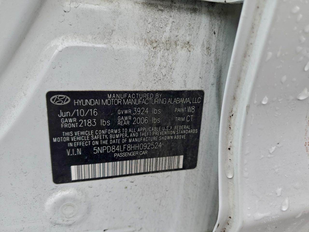 2017 Hyundai Elantra se