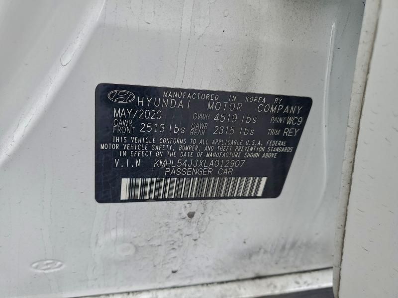 2020 Hyundai Sonata Hybrid