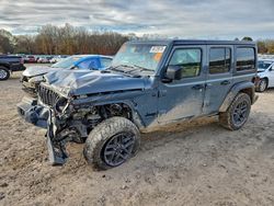 Jeep Wrangler salvage cars for sale: 2024 Jeep Wrangler Sport