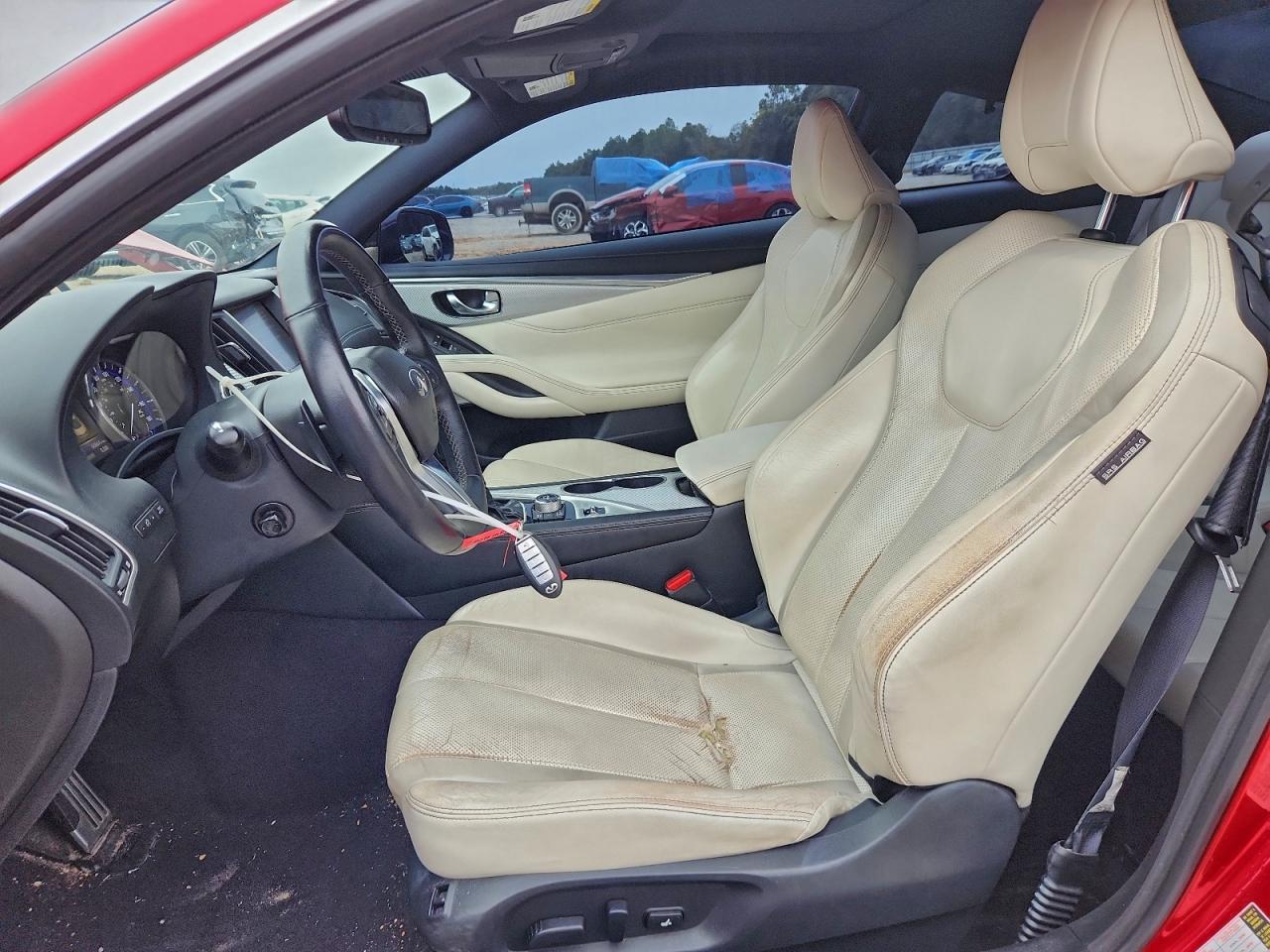 2017 Infiniti Q60 red Sport 400
