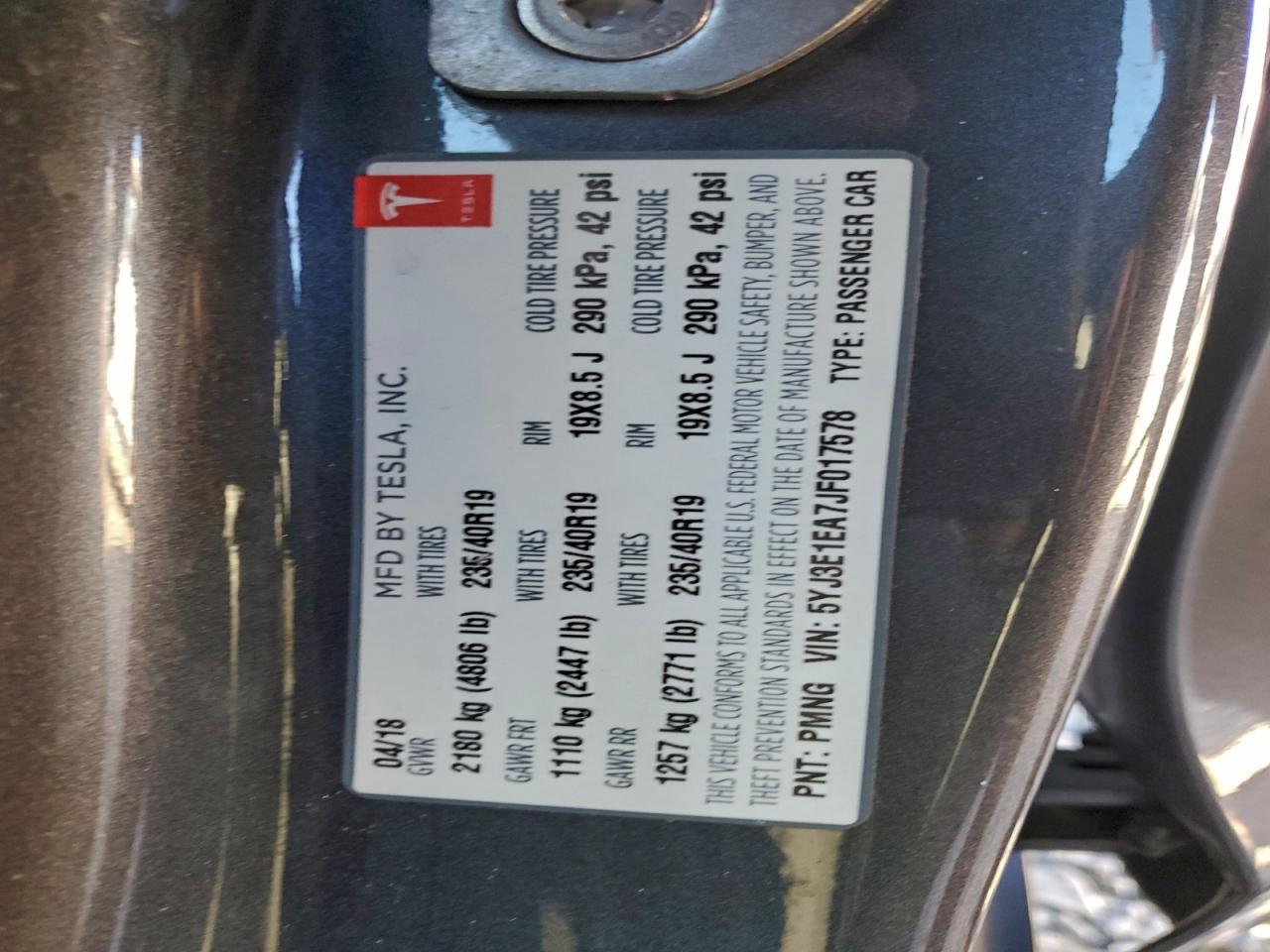 2018 Tesla Model 3