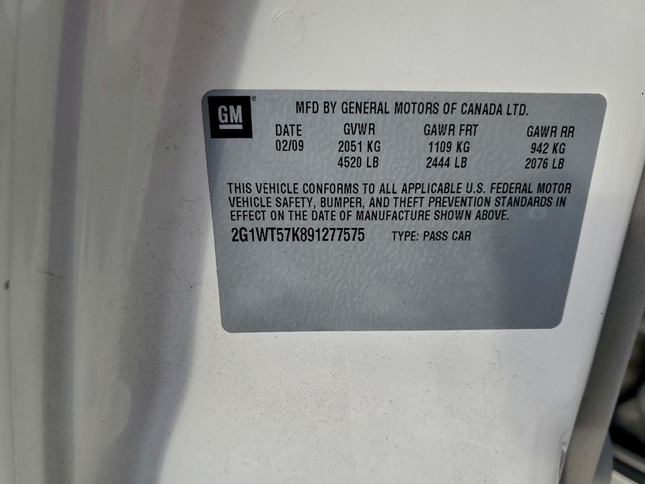 2009 Chevrolet Impala 1LT