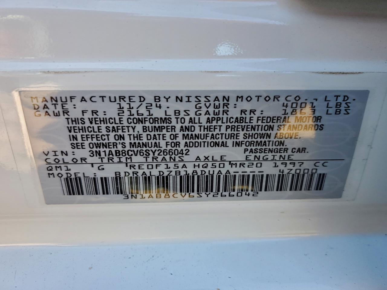 2025 Nissan Sentra sv