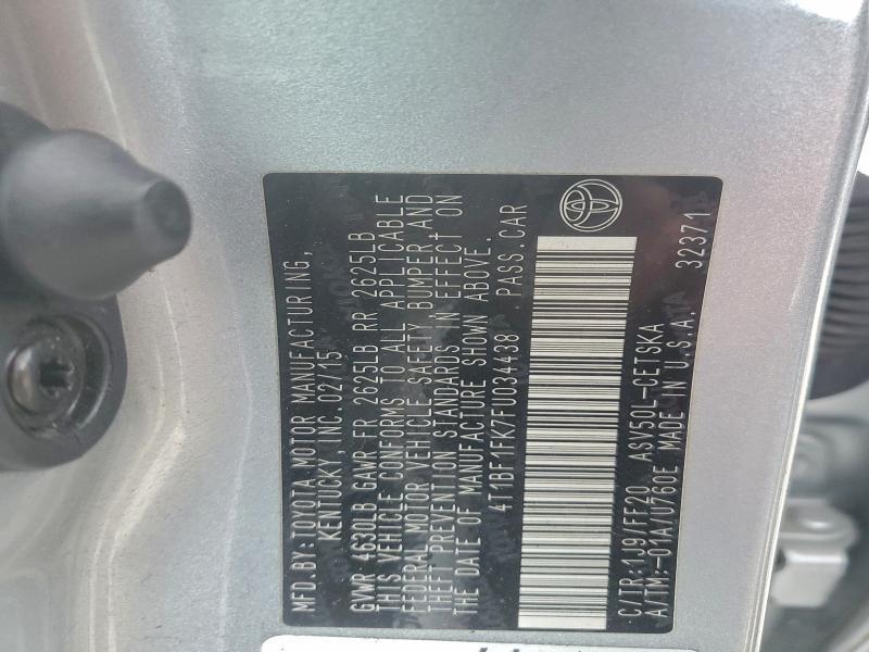 2015 Toyota Camry le
