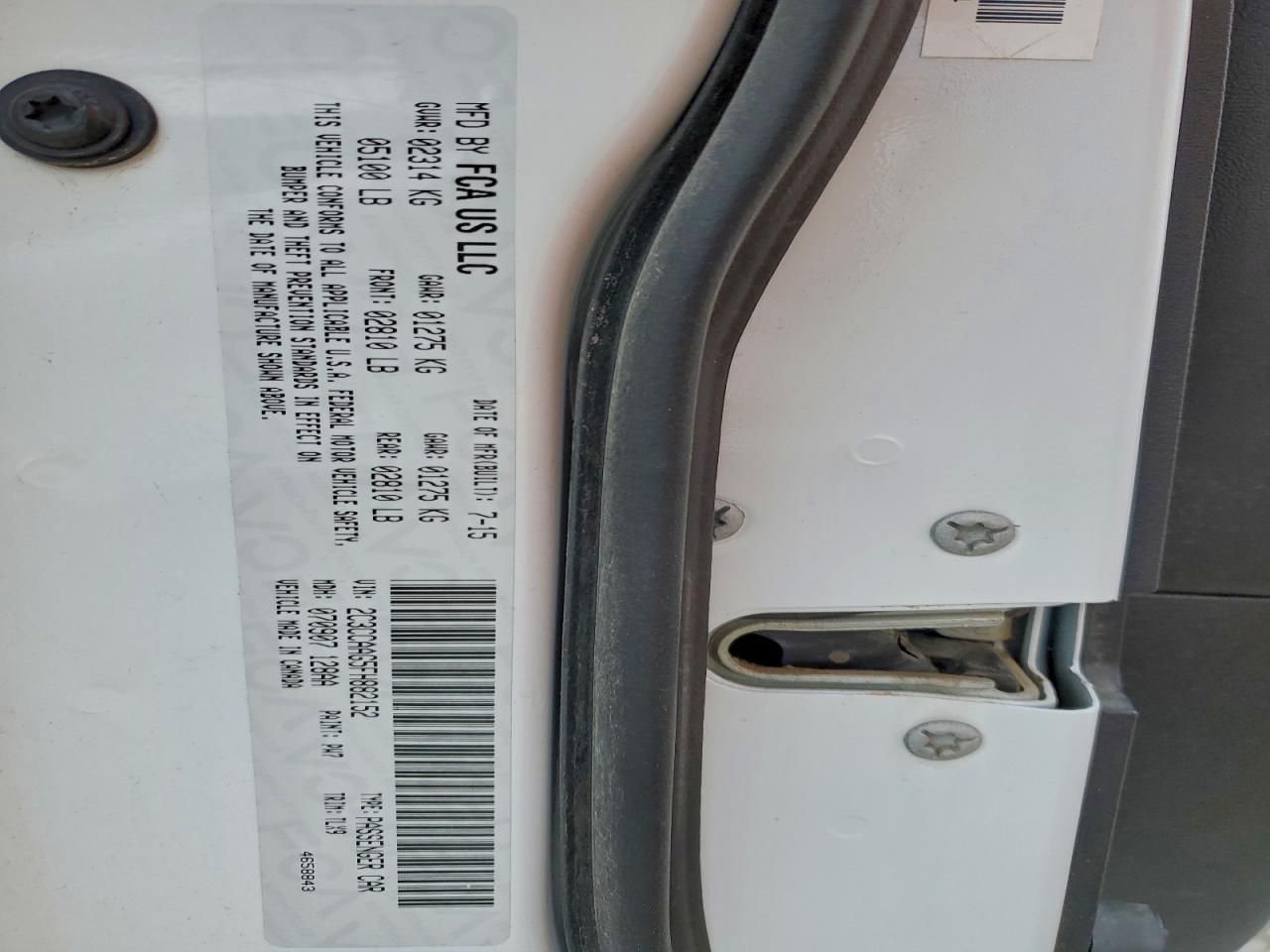 2015 Chrysler 300 Limited