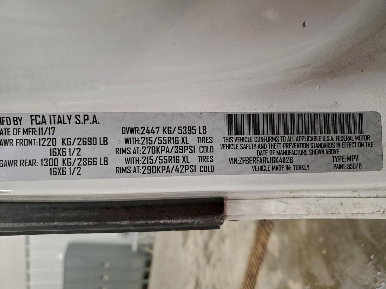 2018 Dodge RAM Promaster City Delivery Van