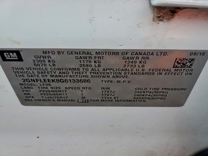 2016 Chevrolet Equinox ls