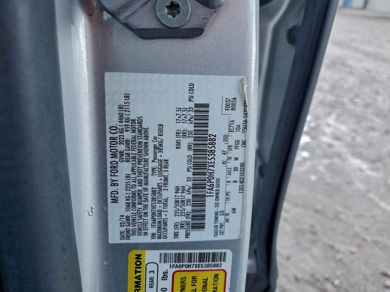 2014 Ford Fusion se