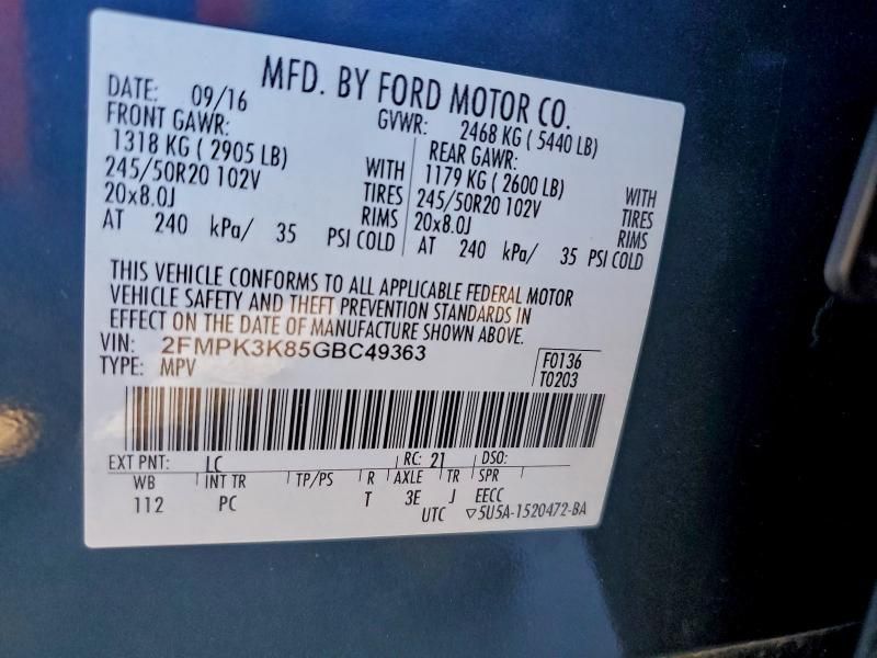 2016 Ford Edge Titanium