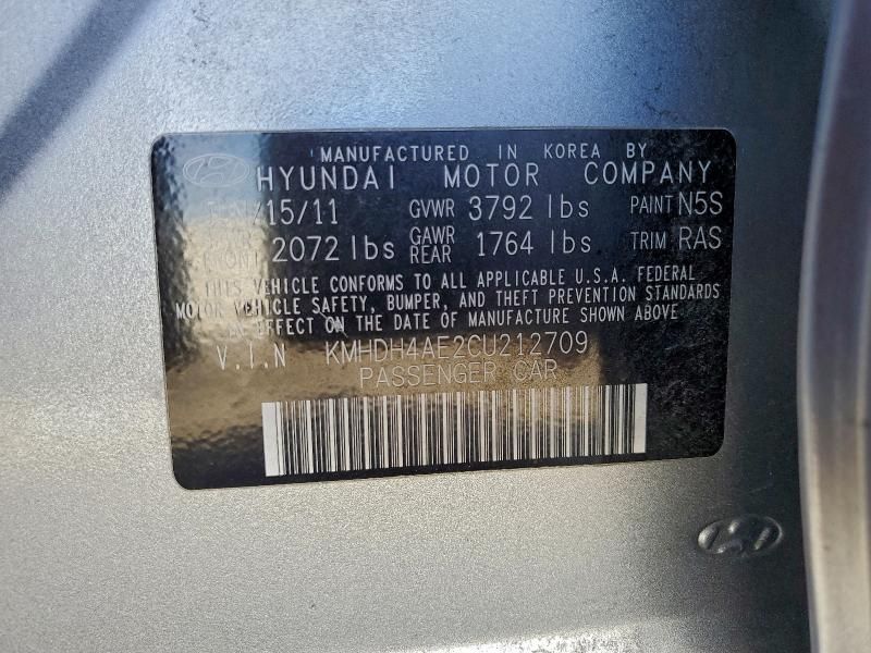 2012 Hyundai Elantra gls