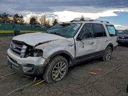 Ford salvage cars for sale: 2015 Ford Expedition xlt