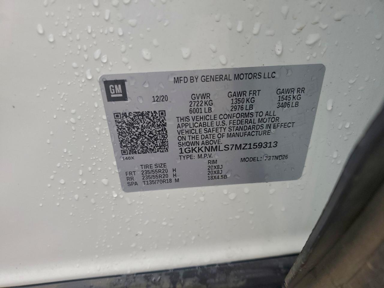 2021 GMC Acadia slt