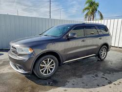 Dodge salvage cars for sale: 2017 Dodge Durango sxt