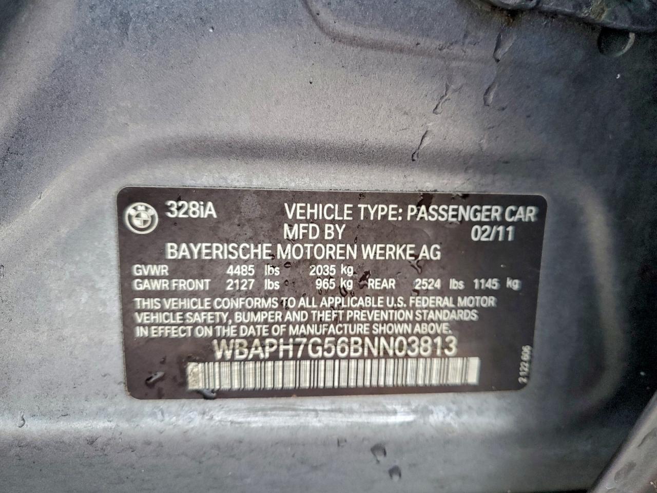 2011 BMW 328 i