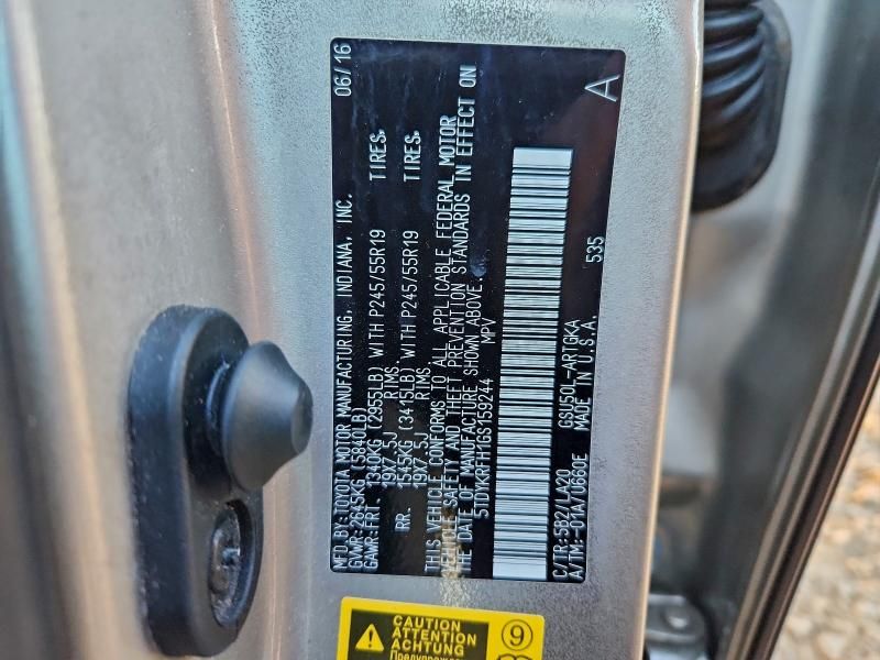 2016 Toyota Highlander Limited