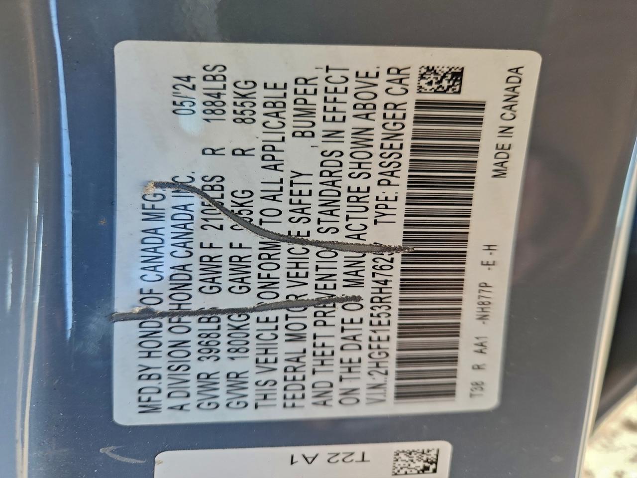 2024 Honda Civic si