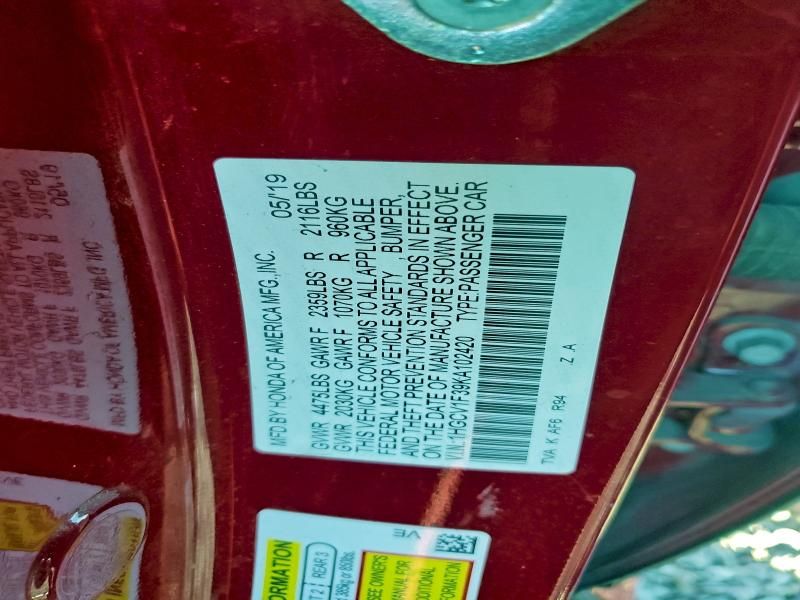 2019 Honda Accord Sport