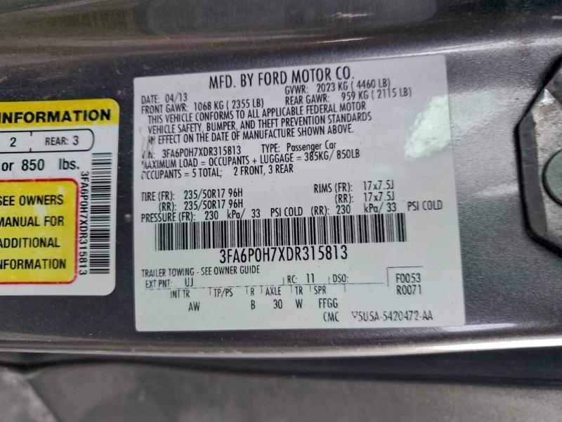 2013 Ford Fusion se