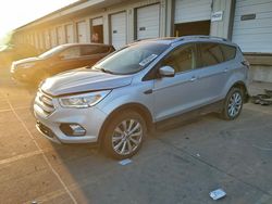 Salvage cars for sale from Copart Louisville, KY: 2018 Ford Escape Titanium