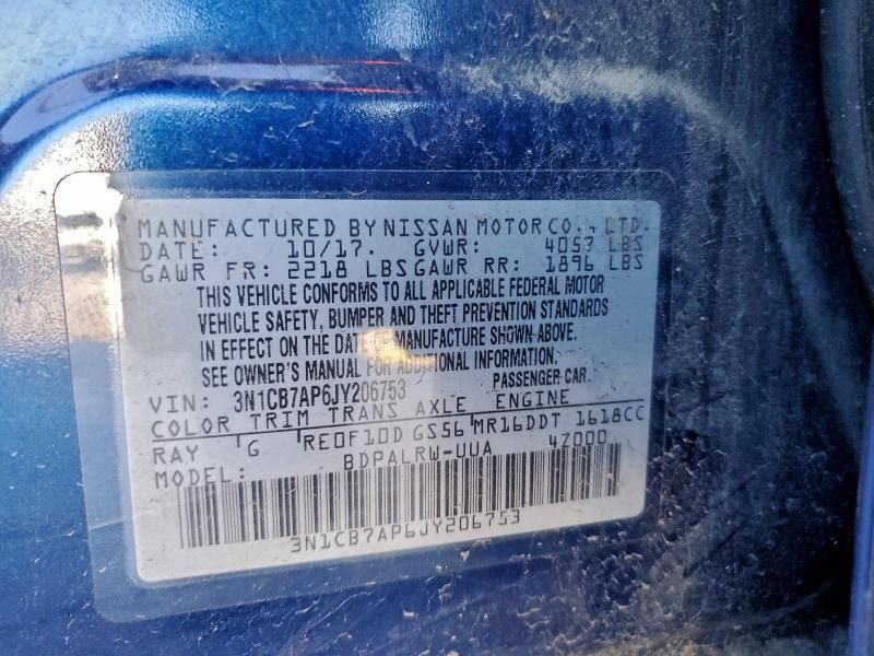 2018 Nissan Sentra sr Turbo