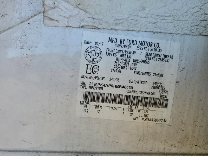 2017 Ford Edge Sport