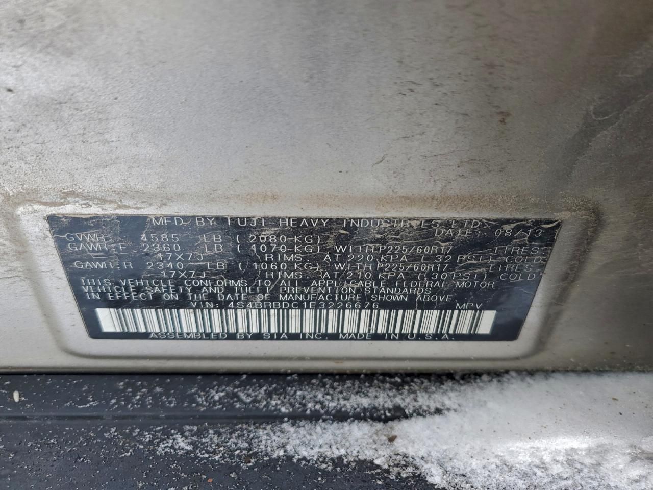 2014 Subaru Outback 2.5i Premium